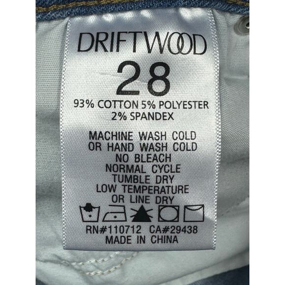 Driftwood Women's Jacki High Rise Embroidered Ankle Skinny Jeans - Size 28x27.5 - Picture 6 of 6